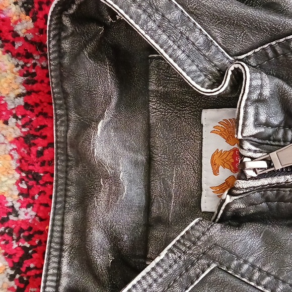 Ameri Mode Vegan Moto Jacket size XL - Picture 13 of 14
